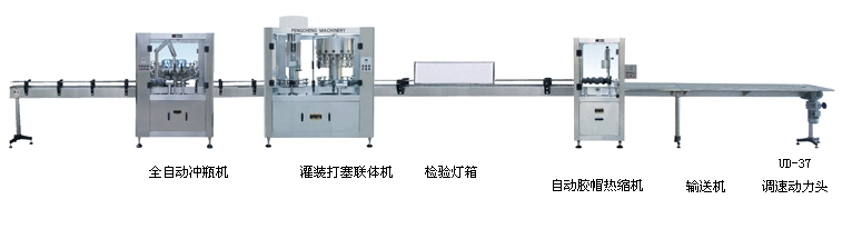 全自動葡萄酒灌裝生產線